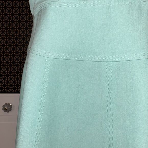 Maggy London Mint Green A-Line Sleeveless Classy Vintage Style Dress Size 10 - Picture 8 of 13